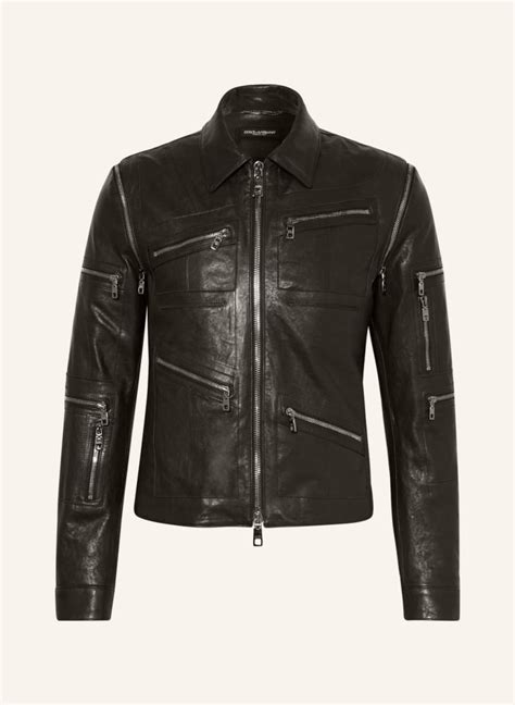 lederjacke dolce gabbana|dolce gabbana leather jacket.